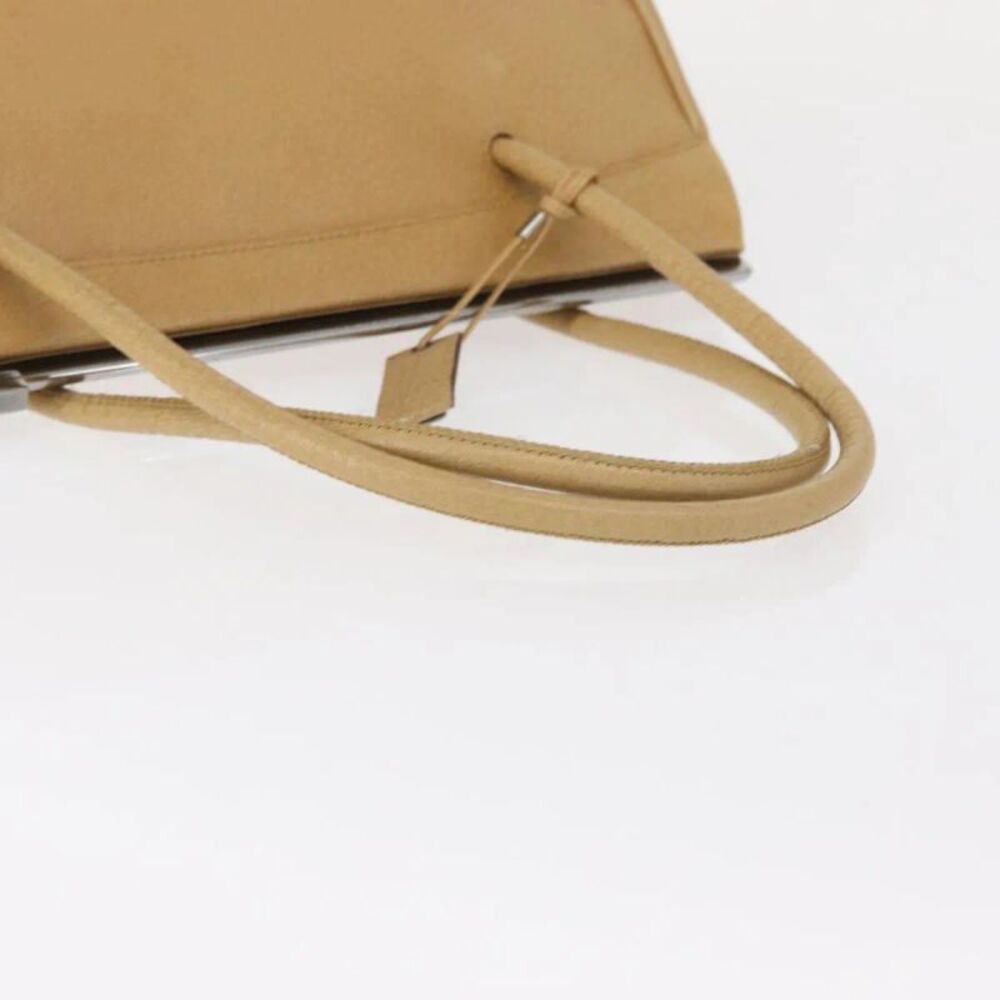 Gucci Vintage Leather Beige Leather Handbag - Picture 8 of 16